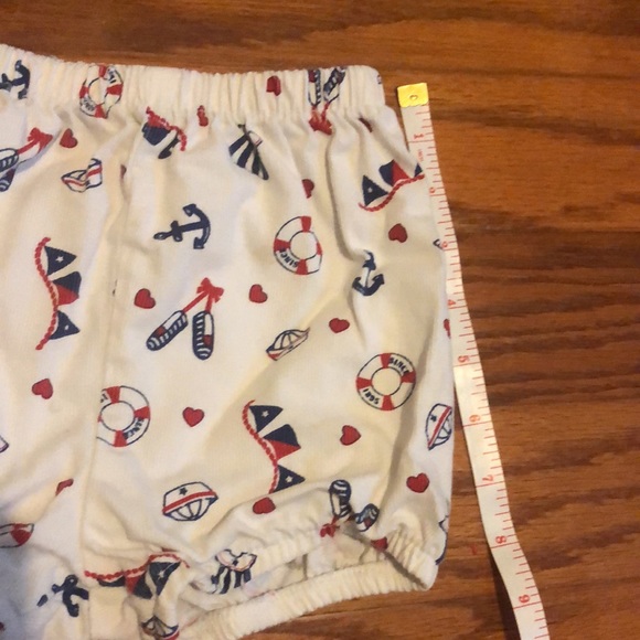 Toddler baby or kid bloomers shorts nautical sailor - Picture 5 of 8